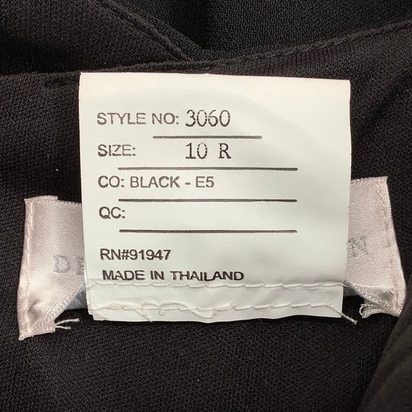 NEW Dessy Collection Sze 10 Sleeveless Trumpet Gown Black Dress $248 msrp I22-12 - Picture 6 of 10